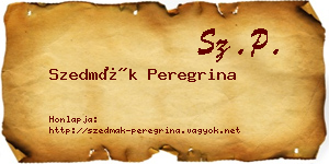 Szedmák Peregrina névjegykártya